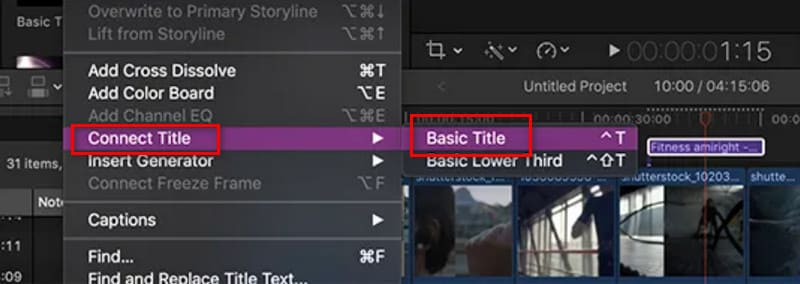 Final Cut Basic Title