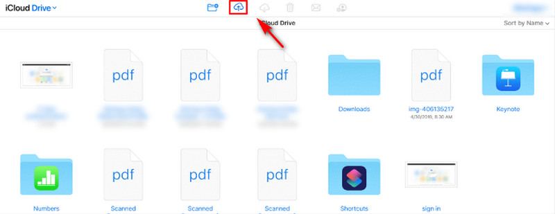 iCloud Video hochladen