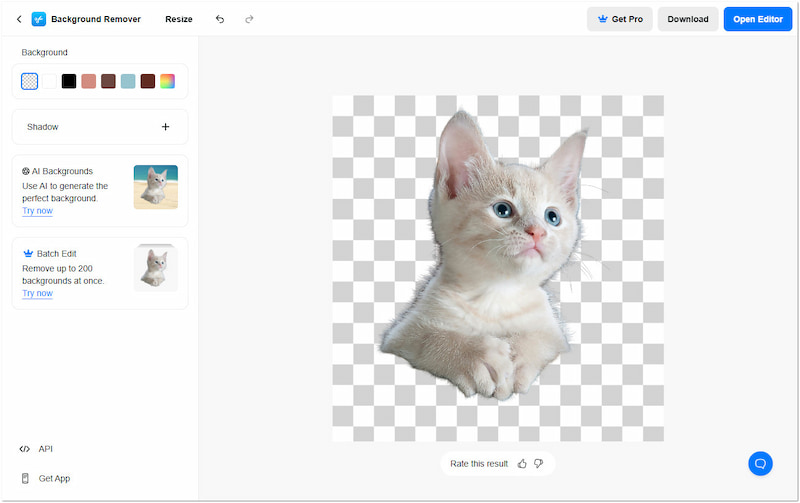 Pixelcut Kostenloser Maker für transparente Hintergründe