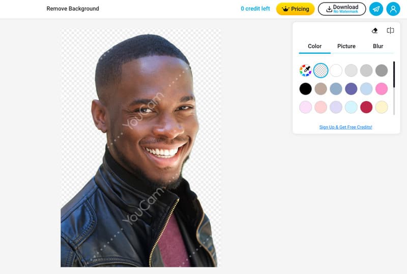 Funktion zum Entfernen des Hintergrunds