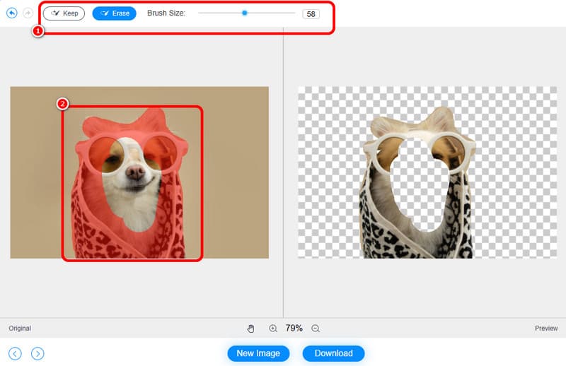 Hintergrund entfernen Vidmore