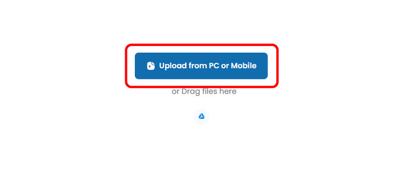 Bild hochladen in TinyWow.