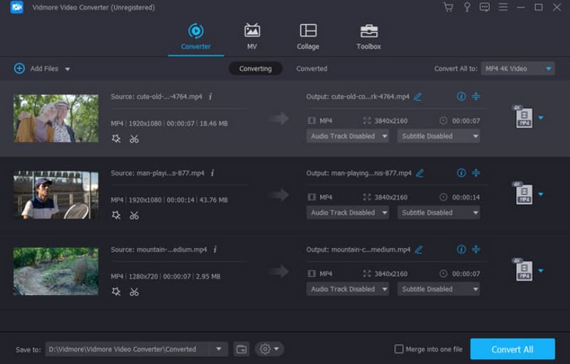 Vidmore‑Converter‑Seite