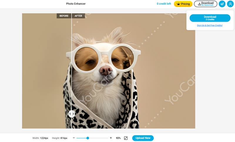 YouCam Photo Enhancer‑Funktion