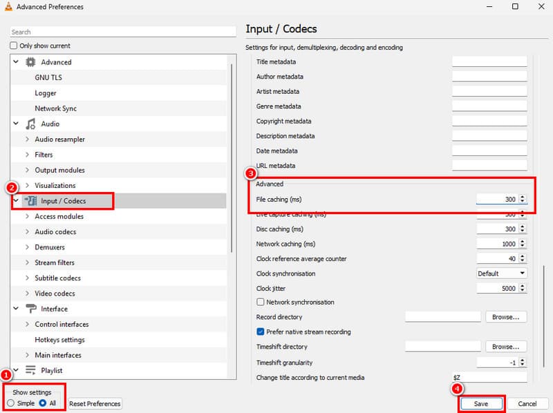 Adjust Software Cache Value