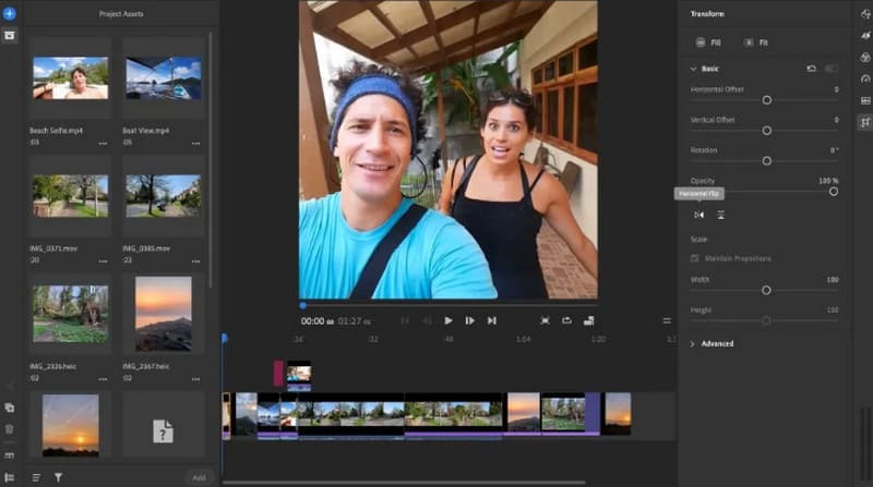 Adobe‑Rush‑Seite