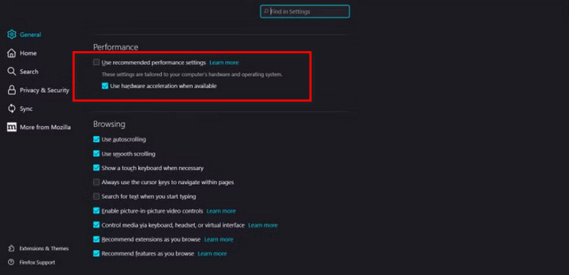 Deaktivieren Sie Firefox