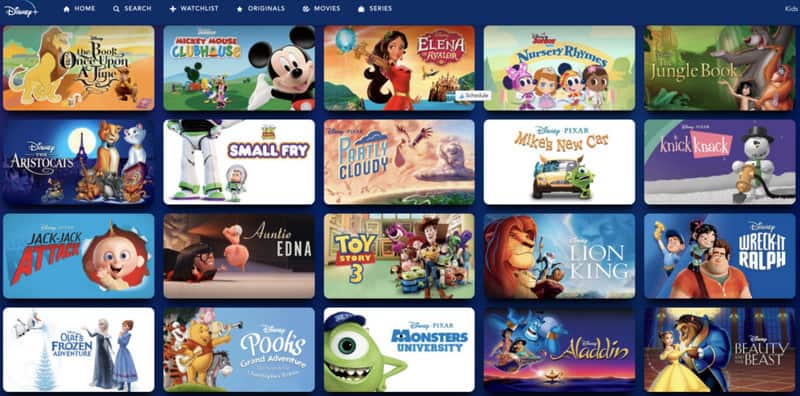 Disney Cartoons ansehen