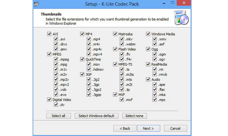 Erforderlichen Codec installieren