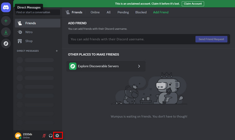 Benutzereinstellungen