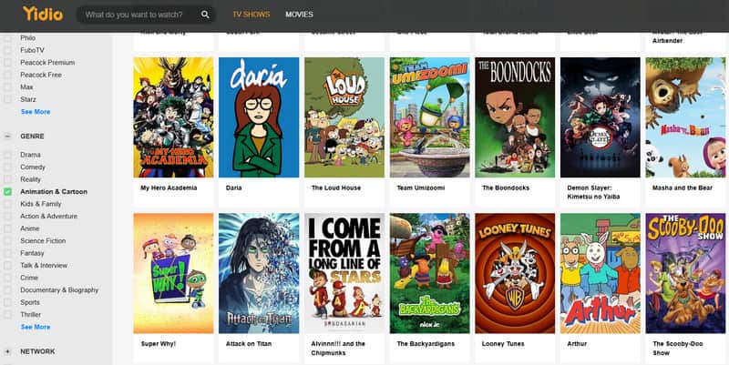 Yidio Cartoons ansehen