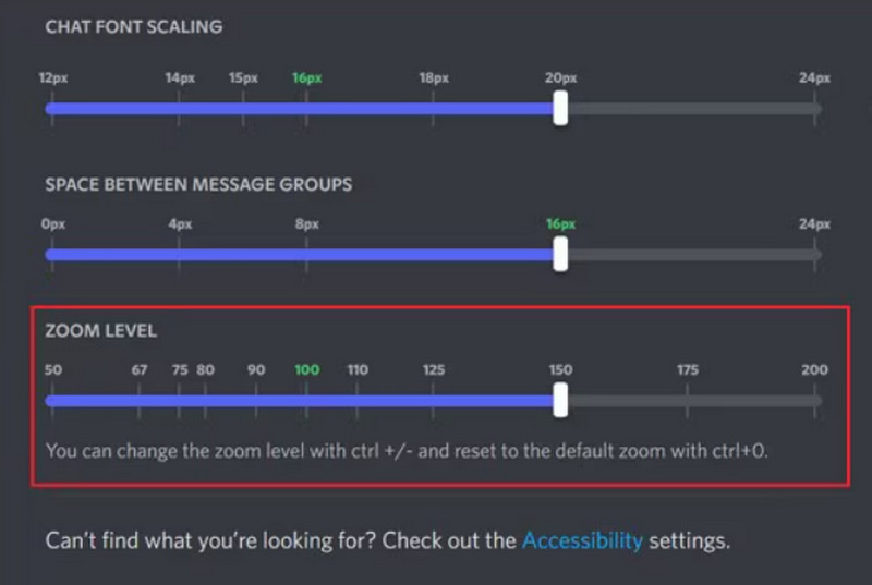 Zoom‑Schieberegler