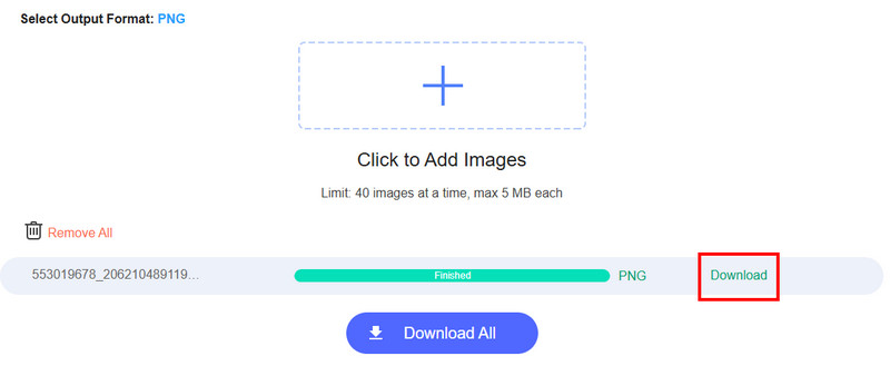 Herunterladen Speichern PNG Vidmore