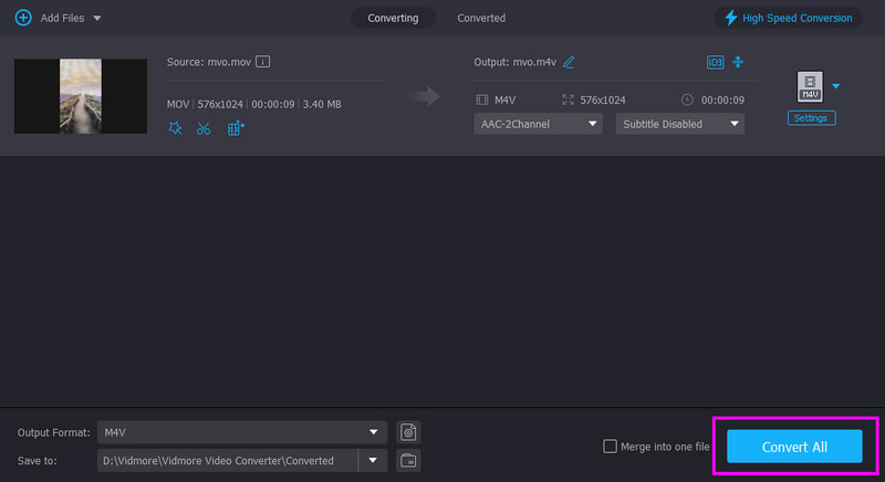 Alles konvertieren Vidmore
