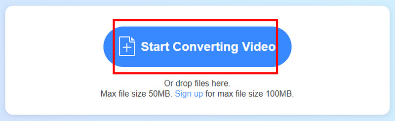 Start Converting Video Vidmore