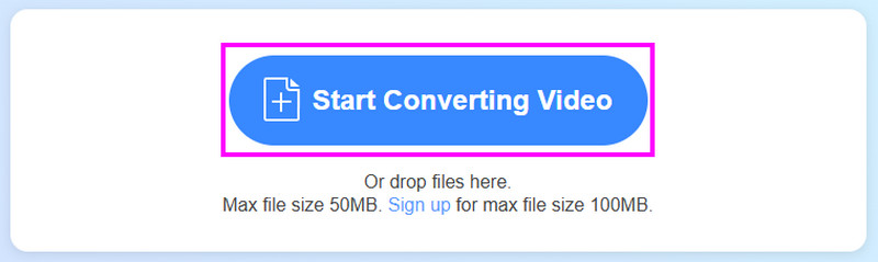 Start Converting Video Vidmore