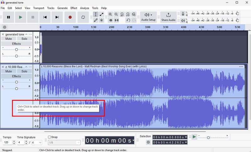Audiodateien kombinieren Audacity