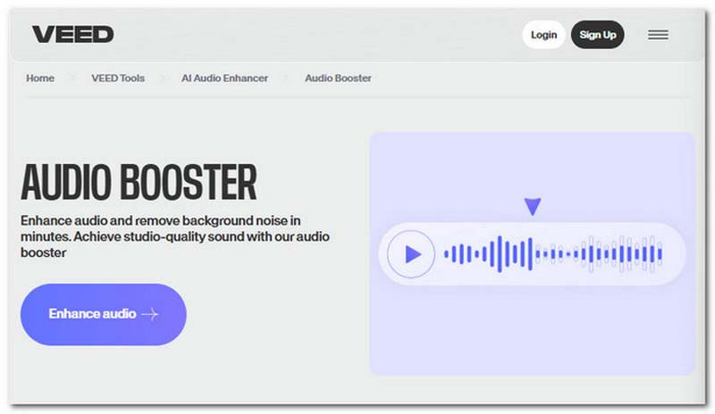 Veed Io Lautstärke-Verbesserer