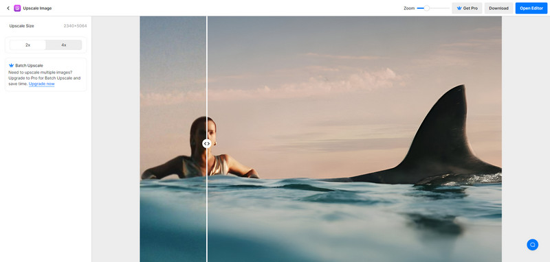 Pixelcut KI-Bild-Upscaler