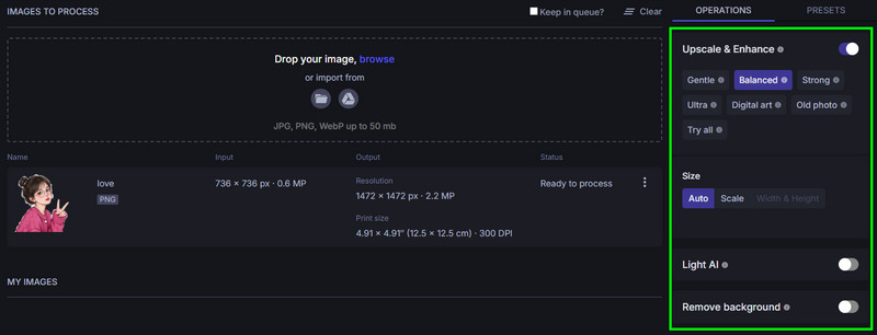 Rechte Oberfläche Hintergrund entfernen Lets Enhance