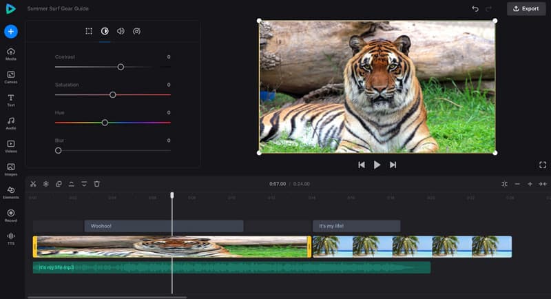 Clideo Online Video Editor