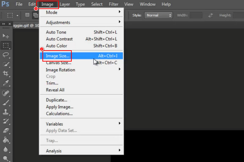 Bild Bildgröße Photoshop