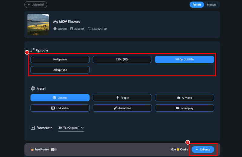 Video mit Tensorpix verbessern