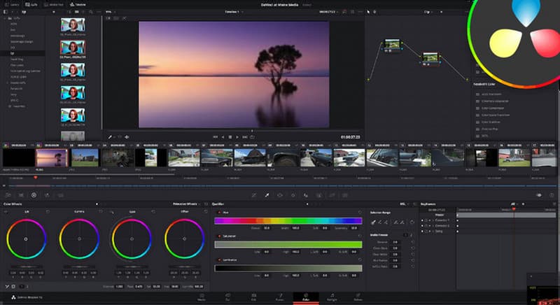 Davinci Video-Farb-Enhancer