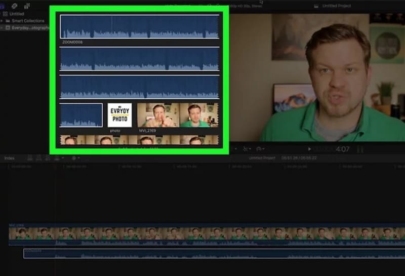 Final Cut-Zeitleiste