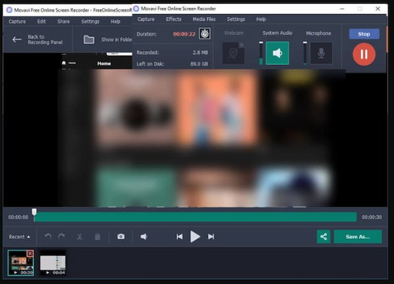 Movavi Rekorder für Minecraft