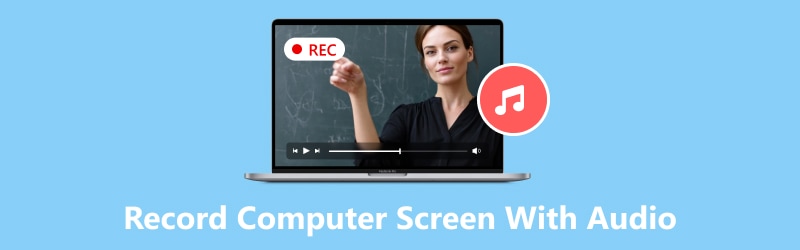 Computerbildschirm mit Audio aufnehmen