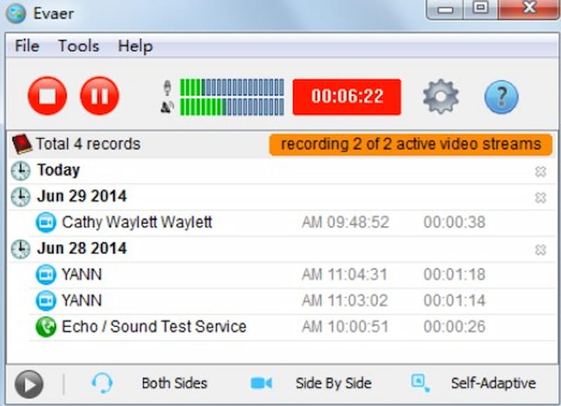 Evaer Skype Recorder Skype-Anrufrekorder