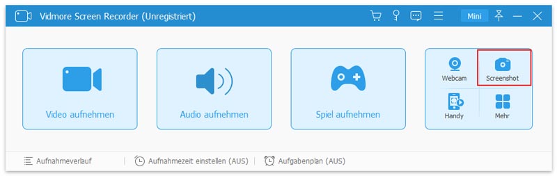 Screenshot auswählen