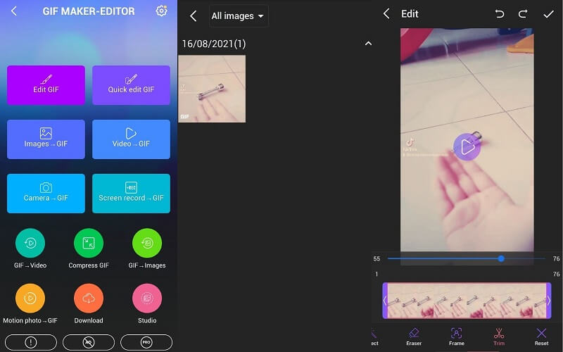 GIF-Ersteller: GIF bearbeiten