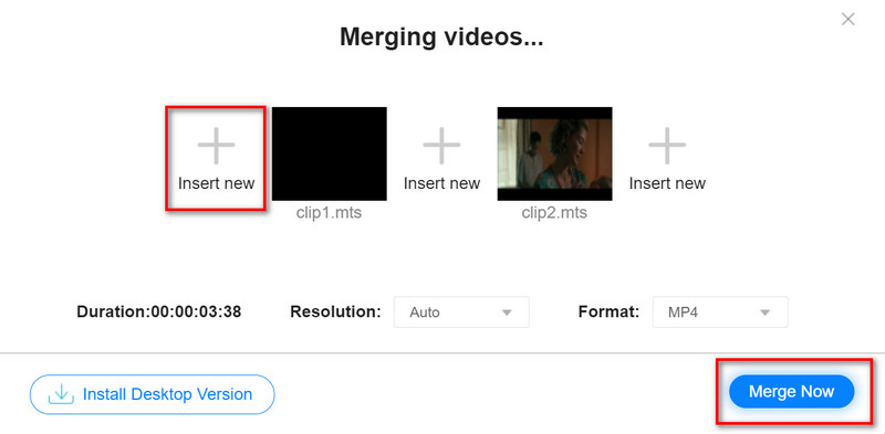 Online-Zusammenführung