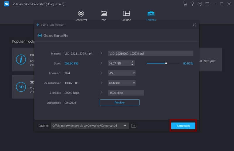 Video anzeigen und komprimieren