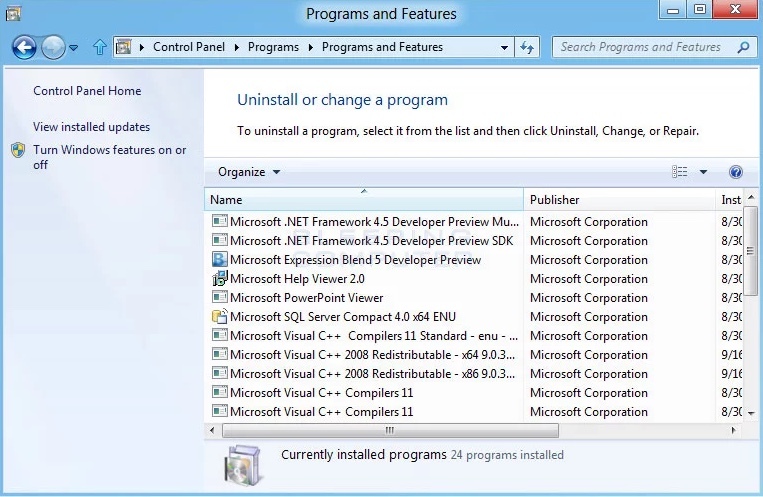 Programme und Funktionen