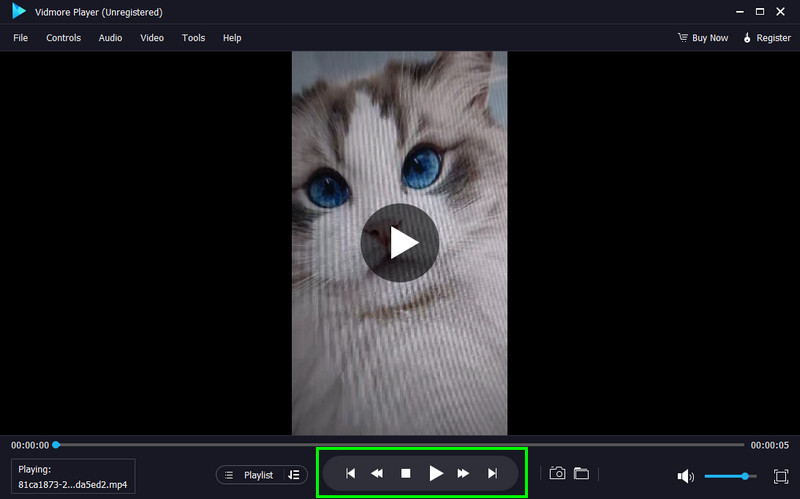 Die Datei mit Vidmore abspielen