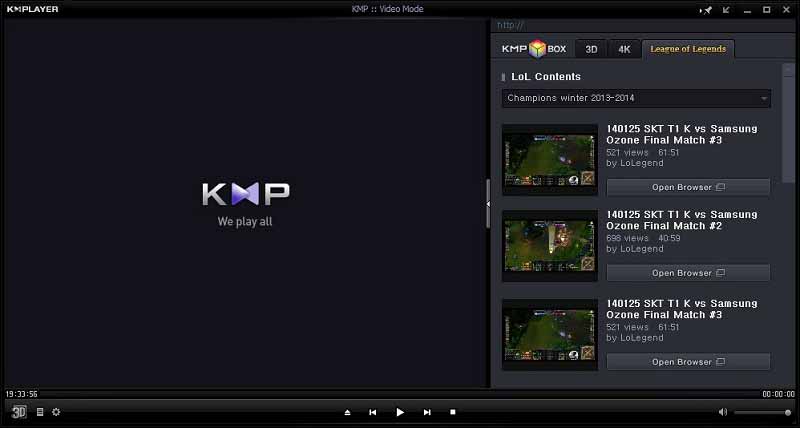 Kmplayer Screenshot