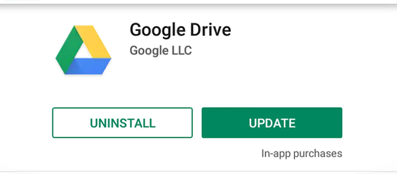 Google-Drive-App auf Android aktualisieren